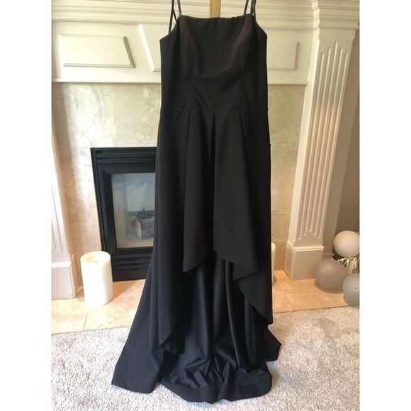 Speechless Women’s Black Strapless Elegant High-Low Dress Size 15 - Picture 1 of 7